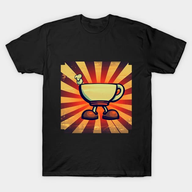 Cuphead-Inspired Mug T-Shirt by Vish artd